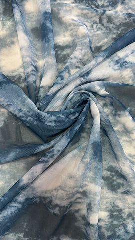 Blue dye mesh