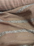 Metallic tassel linen rayon