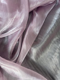 Metallic organdy