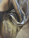 Liquid shimmer organza brocade