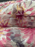 5 print pink splash floral design