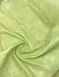 Thick crinkle lined organza