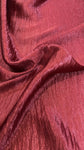 Crinkle velvet silk