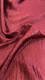 Crinkle velvet silk