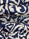 5 print navy blue tribal design