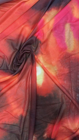 abstract fire mesh