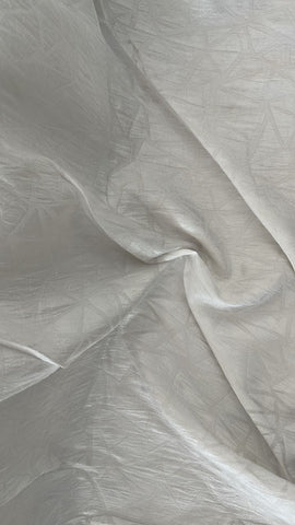 Off white Triangle silk jacquard