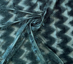 Zigzag tassel pique