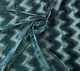 Zigzag tassel pique