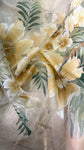 Gold middle design organza