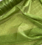 Crinkle stone organza