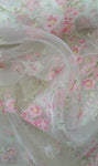 Pink little floral organza