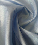 Plain striped metallic brocade