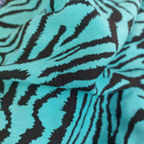 Zebra print cotton rayon
