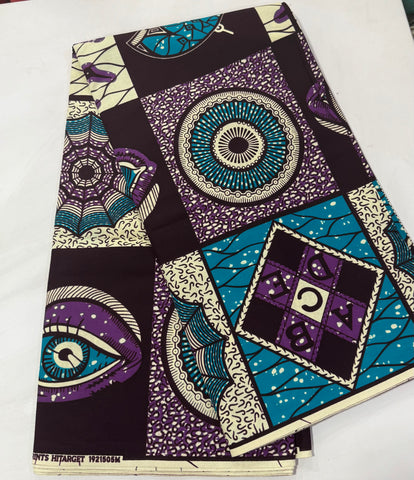 Abstract African wax print