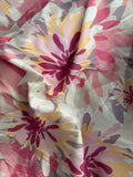 5 print pink splash floral design