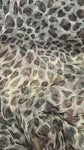 Metallic leopard mesh