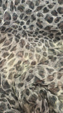 Metallic leopard mesh