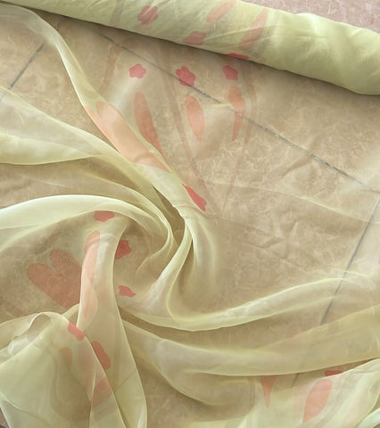 Abstract butterfly organza