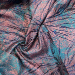 Two tone metallic fireworks brocade