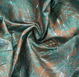 Two tone metallic fireworks brocade