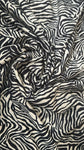 Zebra striped cotton