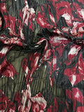 Pleated big floral organza brocade ( more colours available)
