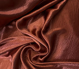 Crinkle velvet silk