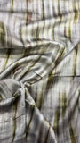 Striped Italian silk