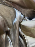 Liquid shimmer organza brocade
