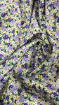 Little floral purple rayon