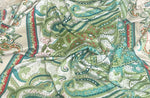 Paisely border silk