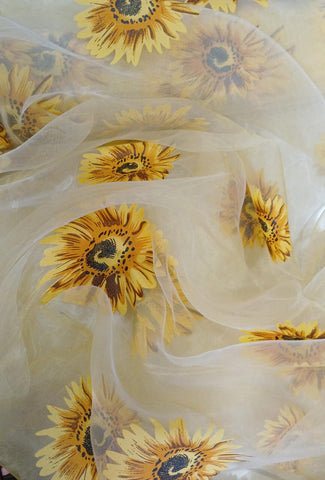 Sunflower organza