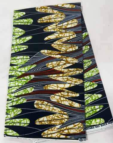 Abstract African wax print
