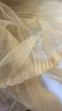 Pleated tulle