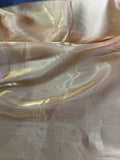 Silky metallic organdy