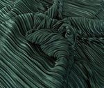 Pleated pleated satin