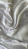 White jacquard silks