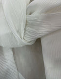 Pleated chiffon (small pleats)