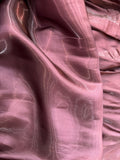Silky metallic organdy