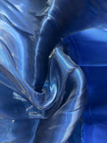 Liquid shimmer organza brocade