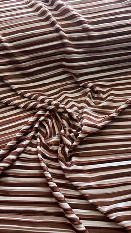 Two coloured pleated satin