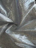 crinkle metallic organza
