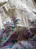 Floral border brocade