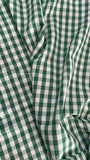 Gingham poly cotton