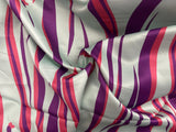 Streak abstract satin