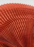 Pleated liquid organza