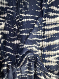 5 print blue and white skeleton design