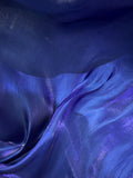 Silky metallic organdy