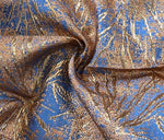 Two tone metallic fireworks brocade